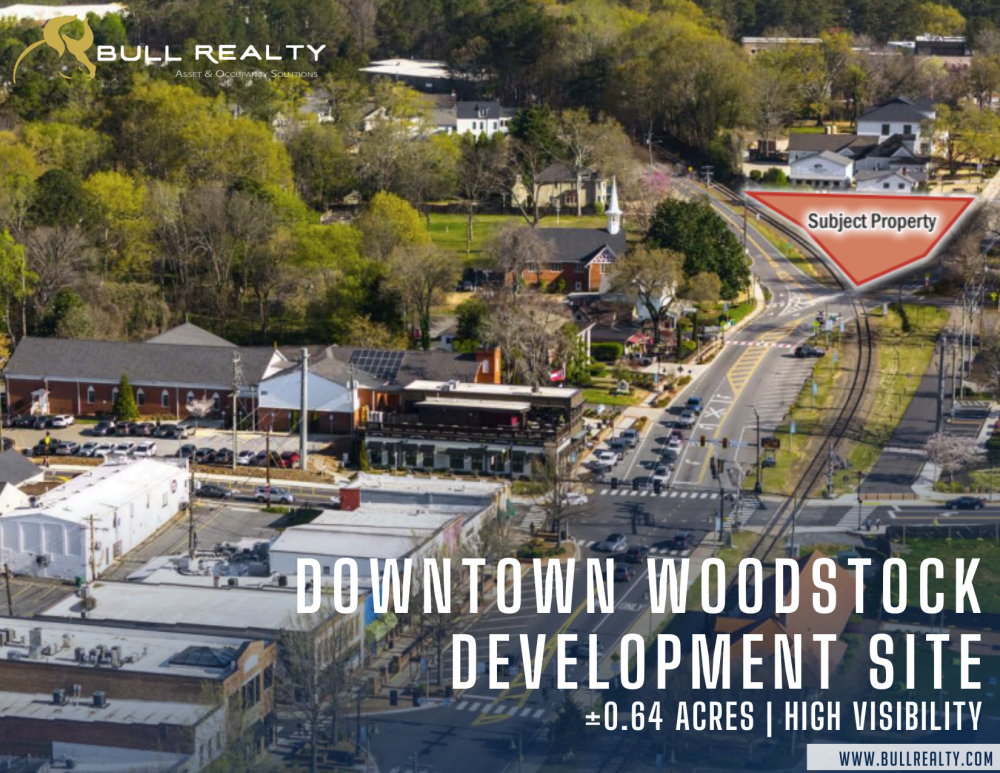 Downtown Woodstock Development Site | ±0.64 Acres | High Visibility